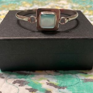 Moonstone sterling silver bracelet